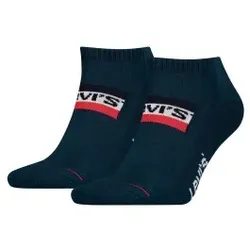 Levis 2P Sportswear Logo Low Cut Sock Marine Gr 35/38