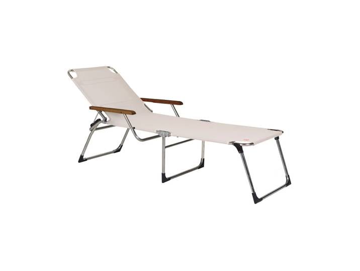 Fiam Lit de soleil Amigo haut avec accoudoirs White-beige
