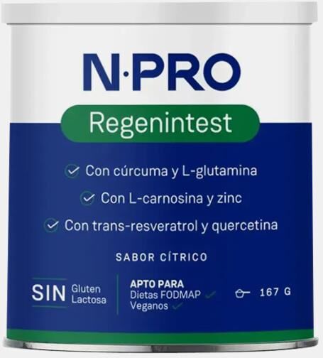 PREMIO NPRO REGENINTEST NOVA FORMULA SABOR CITRICO 167g