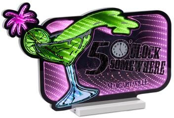 "Margaritaville 5 o'Clock EkkoLight 12""H by Melrose in Pink (Size OS)"