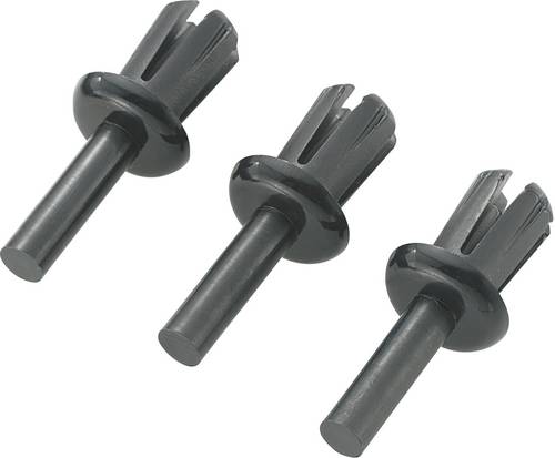 TRU COMPONENTS TC-SRR-0612K203 TC-10820828 Spreizniete Loch-Ø 6.2mm Schwarz 1000St.