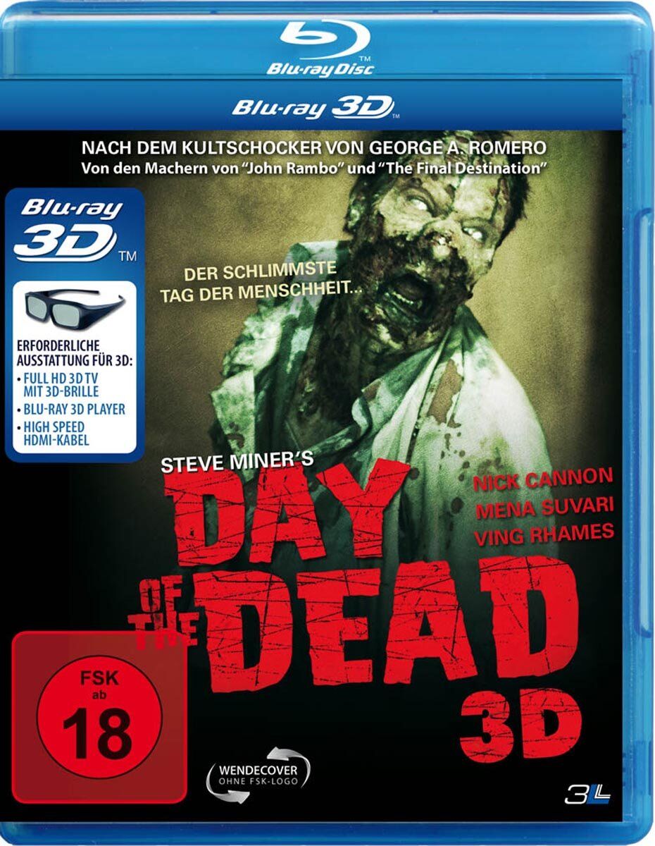 Steve Miner - Day of the Dead [3D Blu-ray] - Preis vom 11.10.2026 15:43:13 h