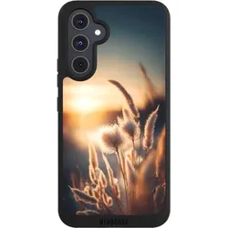 Nivocase Handyhülle für Samsung Galaxy A54 5G Hülle NIVOpure Case Schwarz Natur Sonne Pampasgras (Samsung Galaxy A54 5G), Smartphone Hülle, Schwarz