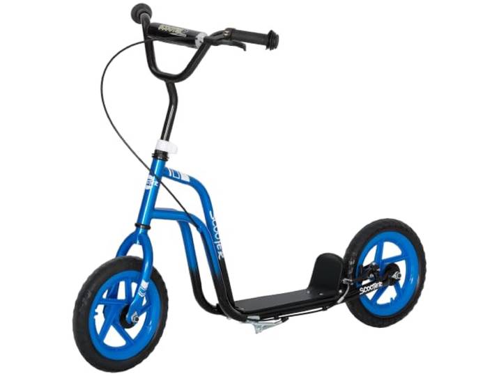 AIYAPLAY Kinderroller mit Verstellbarem Lenker 12 Zoll 5-12 Jahren Blau