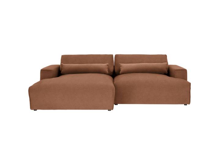 Stylife Ecksofa, Rostfarben, Kunststoff, Füllung: Schaumstoff,Schaumstoff, Ottomane links, L-Form, 267x187 cm, Typenauswahl, Stoffauswahl, seitenverkehrt erhältlich, Wohnzimmer, Sofas & Couches, Wohnlandschaften, Ecksofas