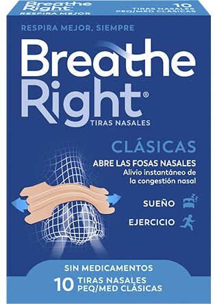 BREATHE RIGHT ® Tiras Nasales Pequeñas 10uds