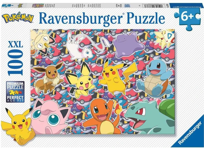 Ravensburger Kinderpuzzle Pokémon - Bereit zu kämpfen! (100 Teile)