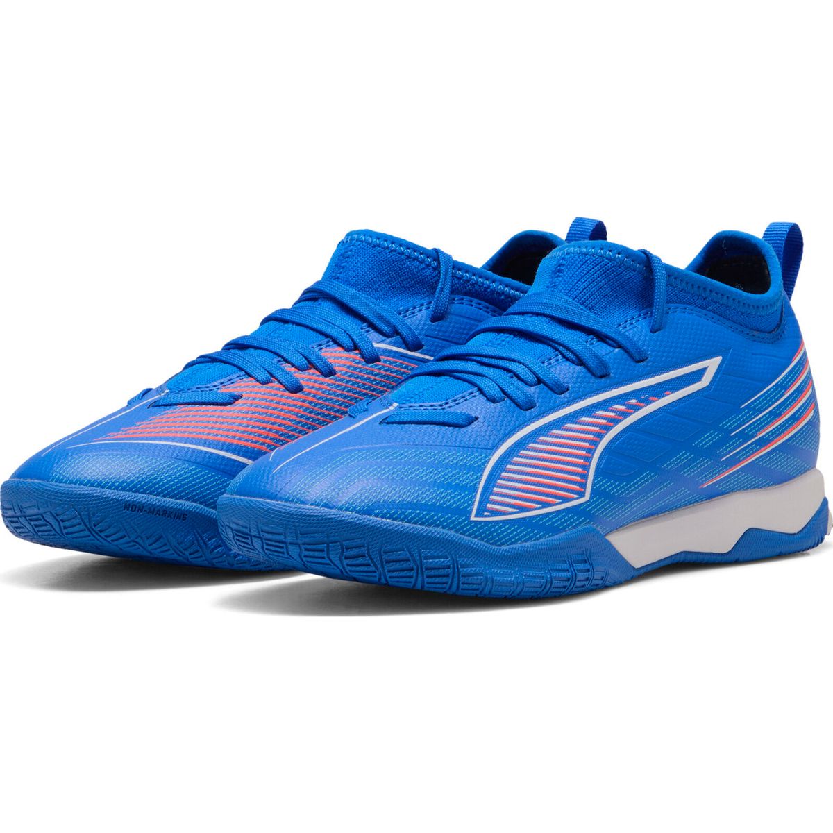 Puma Ultra 6 Match IT + Mid Jr ultra blue-puma white-glowing red (01) 3 108518-01-3