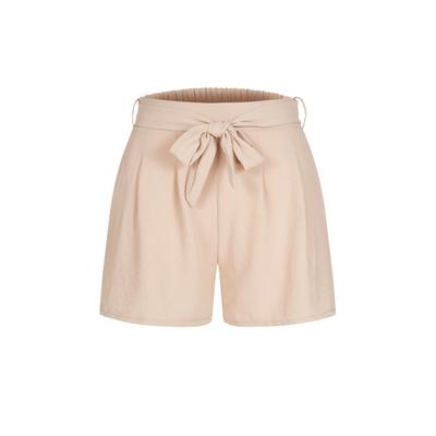 Shorts CLOUD 5IVE "CLOUD 5IVE Cloud5ive Musselin Shorts", Damen, Gr. S, US-Größen, beige, 100% Polyester, unifarben, normal, Hosen Shorts