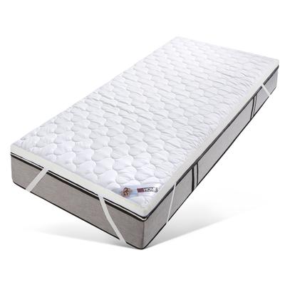 Topper OTTO HOME "Polly Plus XXL ECO, Topper ideal für Boxspringmatratzen", weiß, B:90cm H:8cm L:200cm, Komfortschaum, Topper, Topper in 90x200, 140x200, über 2.000 positive Bewertungen