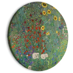RUNDES BILD Blau 60/60 cm