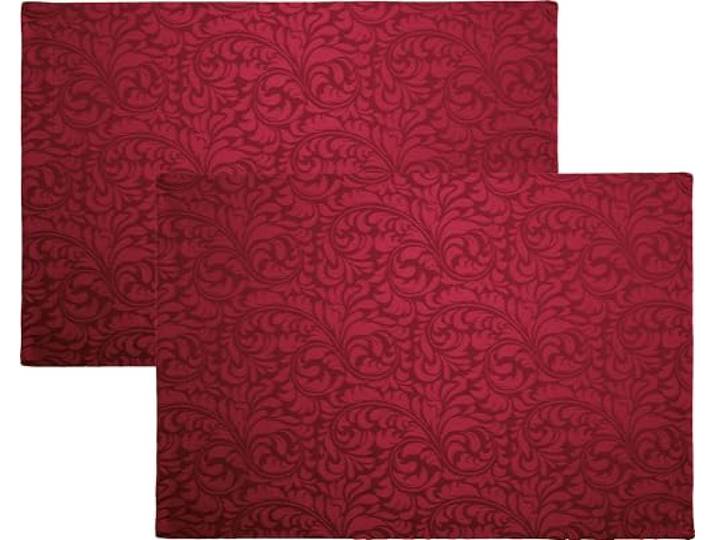 Erwin Müller Tischset Hamm 2er-Pack fleckabweisend Rubin Größe 35x50 cm