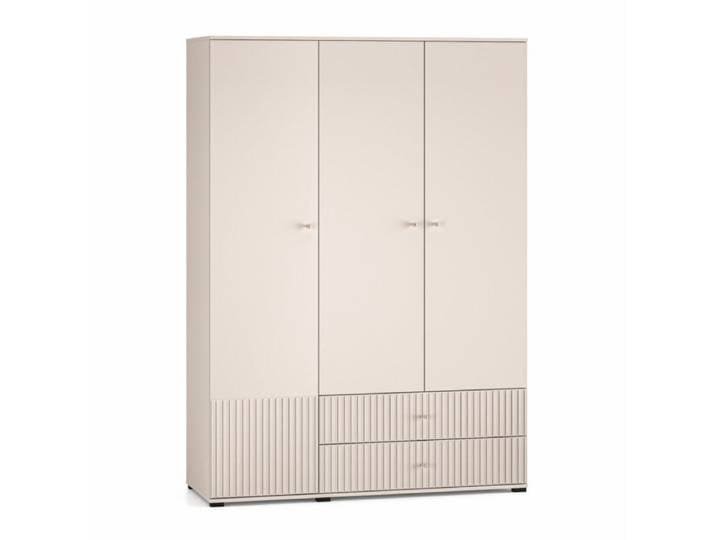 Armoire 3 portes 2 tiroirs Nova Cachemire