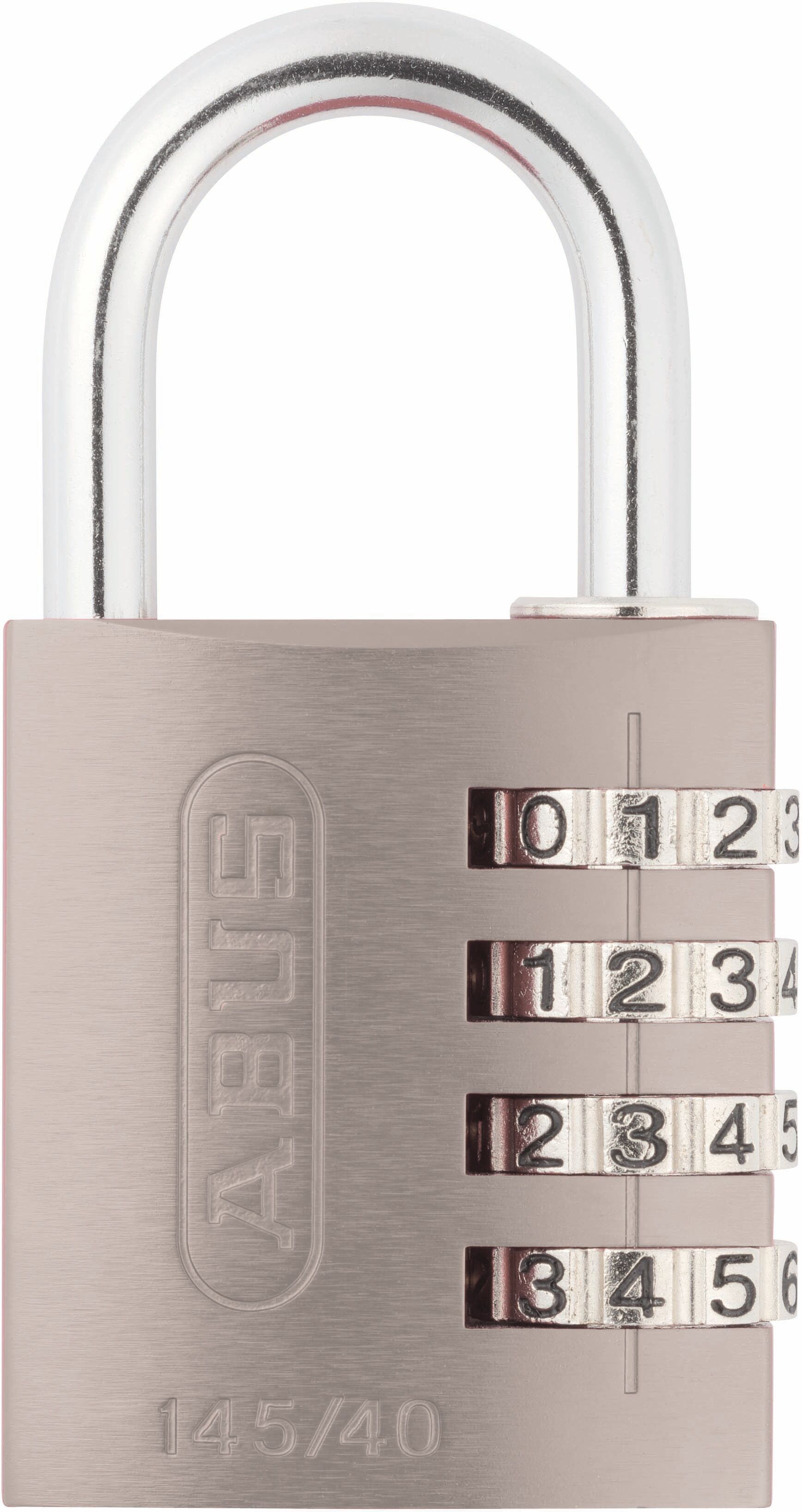 Abus Candado Aluminio Combinación 4 Dígitos.  (40 mm) Titanio