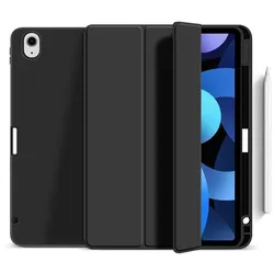 eSTUFF MIAMI Pencil Case for iPad Air 5/4 10,9" - Black PU leather