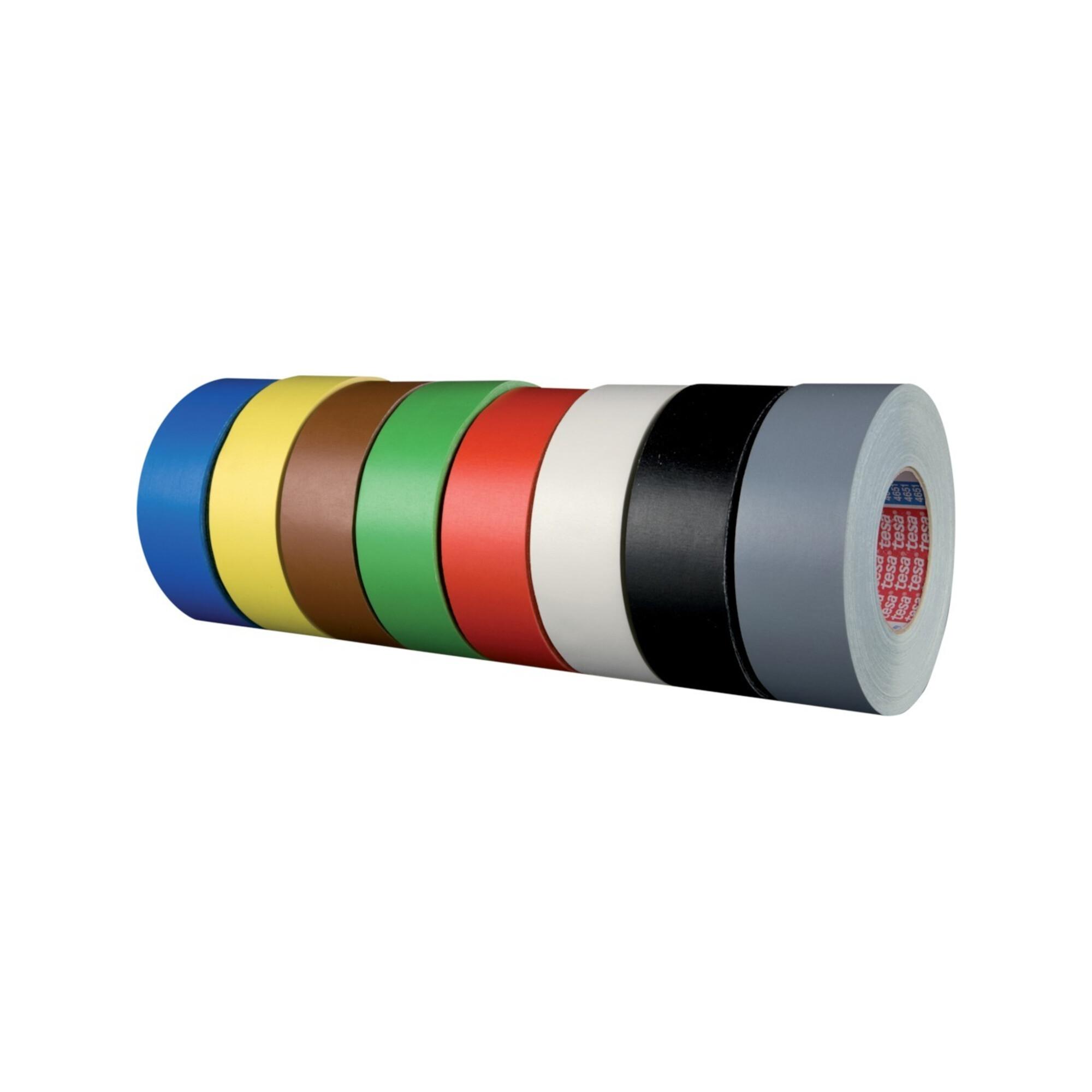 tesa Gewebe-Klebeband 4651 kunststoffbeschichtet 38mmx50m rot (04651-00527-00)