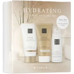 190ml RITUALS Luxury Haircare Set Hydrating (Shampoo 70ml + Conditioner 70ml + Trockenshampoo 50ml)