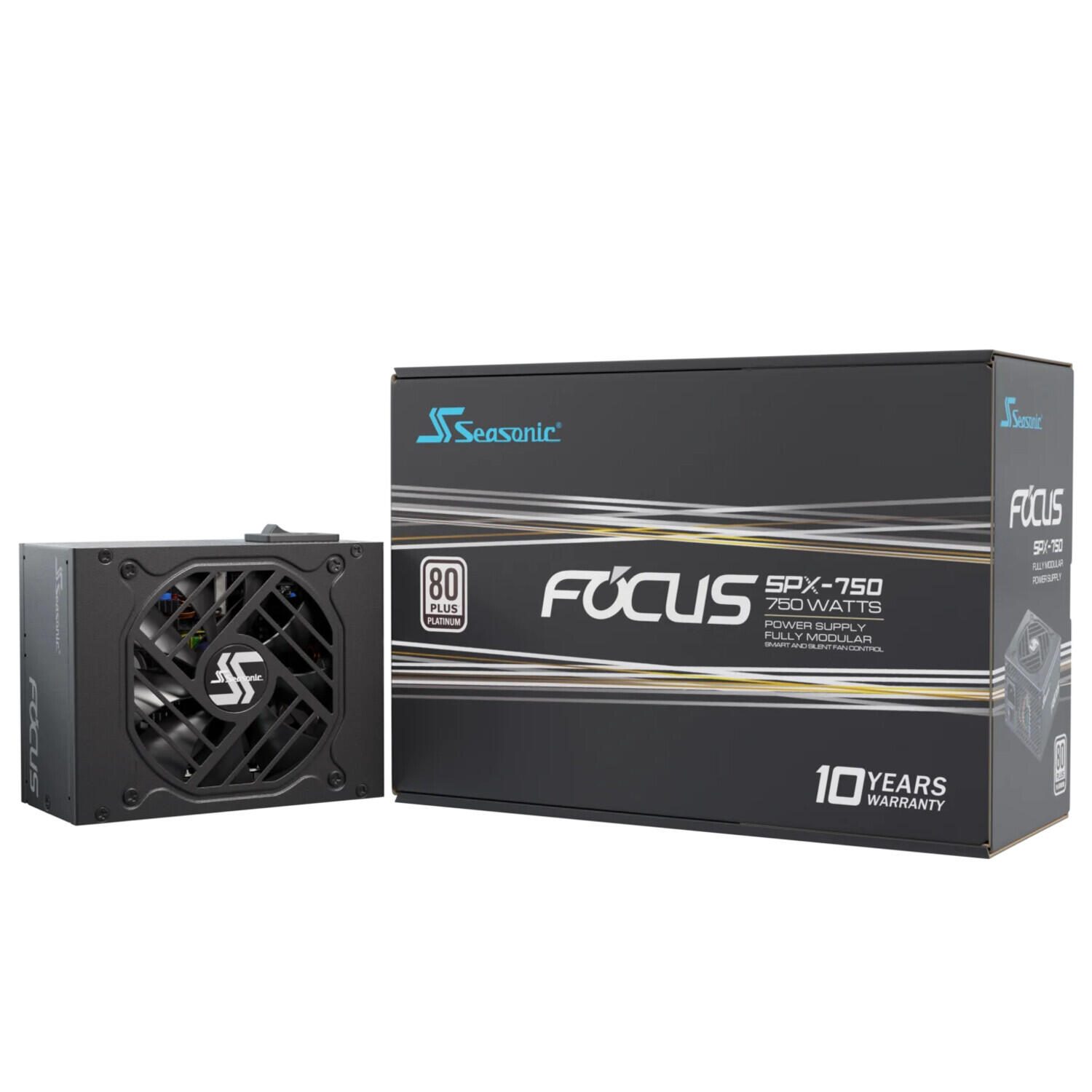 Seasonic Netzteil FOCUS SPX 750 ATX 2.4 full-modular 750W 80+ Platinum schwarz FOCUS-SPX-750