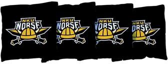 Skip's Garage Northern Kentucky Norse Black Cornhole Bags
