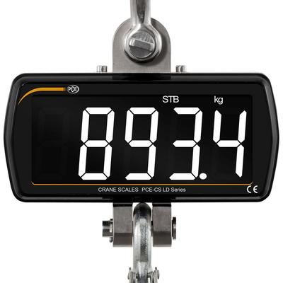 PCE Instruments PCE-CS 1000LD Kranwaage 0-1000 kg|+ Fernbedienung|Genauigkeit 1% v.Mb.|groß|Haken + Schäkel inkl. uvm.