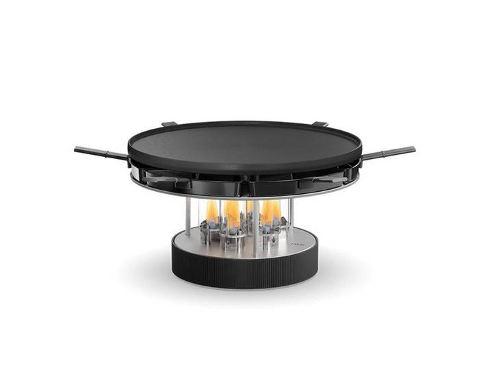 höfats Tischgrill CIRCLE 35 Tischgrill, Indoor&Outdoor Bioethanol Planchagrill, flexible Temperaturkontrolle
