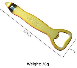 KitchenNation Premium 304 Stainless Steel Bar Blade Bottle Opener For Beer, Soda & Kitchen Use mixed Color