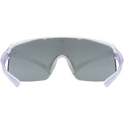 Uvex, Unisex, Sportbrille, Dyrt (Clear Purple, Mirror Red), Violett, Transparent