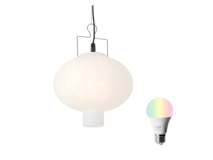 Suspension extérieure intelligente blanche 35 cm avec Wifi A60 -