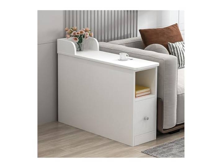 FZL02068LM Ecklager Wohnzimmer Kleiner Beistelltisch Sofa Sideboard Eck-Seitenschrank, Sandwich-Schrank Mit Schmalem Zwischenraum(20x70x55cm)