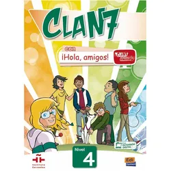 Clan 7 con ¡Hola, amigos! 4. Kursbuch + Code, Schulbücher von Editorial Edinumen