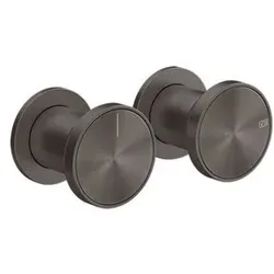 Gessi Origini Fertigmontageset Wanne/Dusch-Einhebelmischer, für separaten Auslauf, 2-Wege, Wandmontage, 66079707, Farbe: PVD