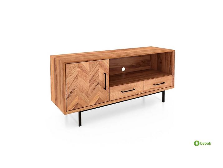 byoak TV-Schrank ABIES aus Massivholz, Naturgeölt