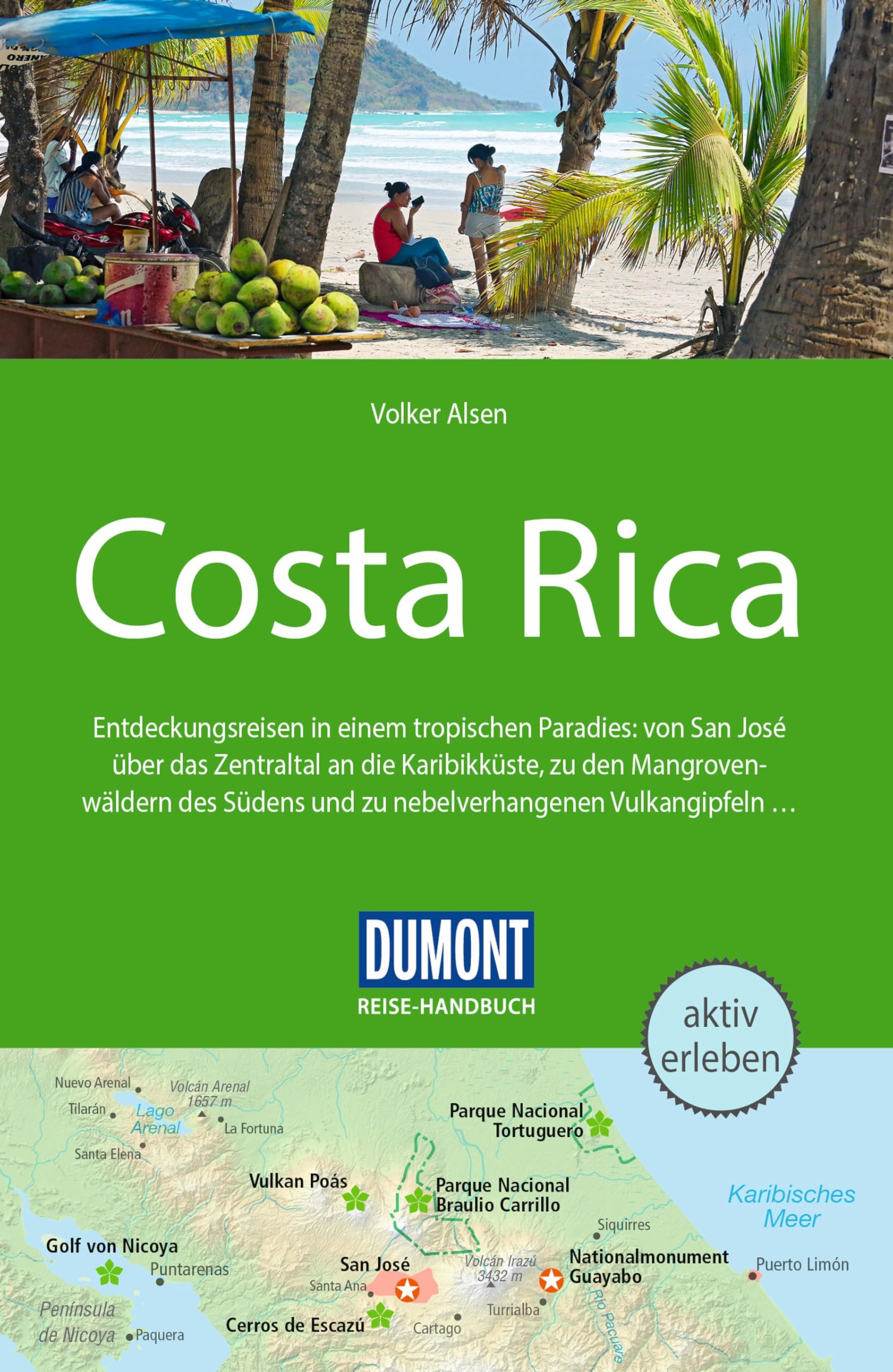 Volker Alsen - DUMONT Reise-Handbuch Reiseführer Costa Rica: mit Extra-Reisekarte - Preis vom 09.10.2026 07:28:09 h
