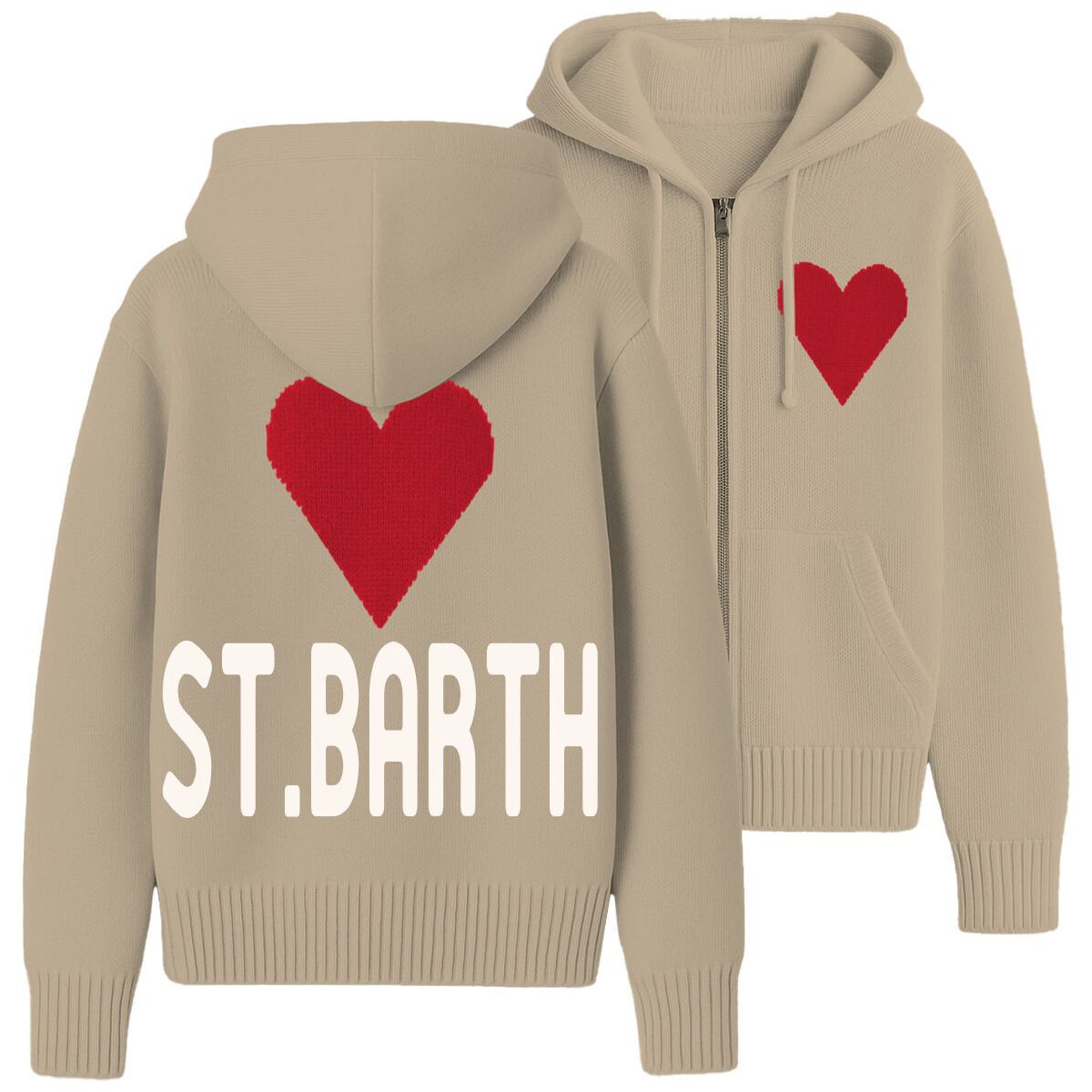 MC2 Saint Barth Kyla Hoodie Sweater With Hoodie big st barth 1141 (00251M) S KYLA00500251M-00251M-S