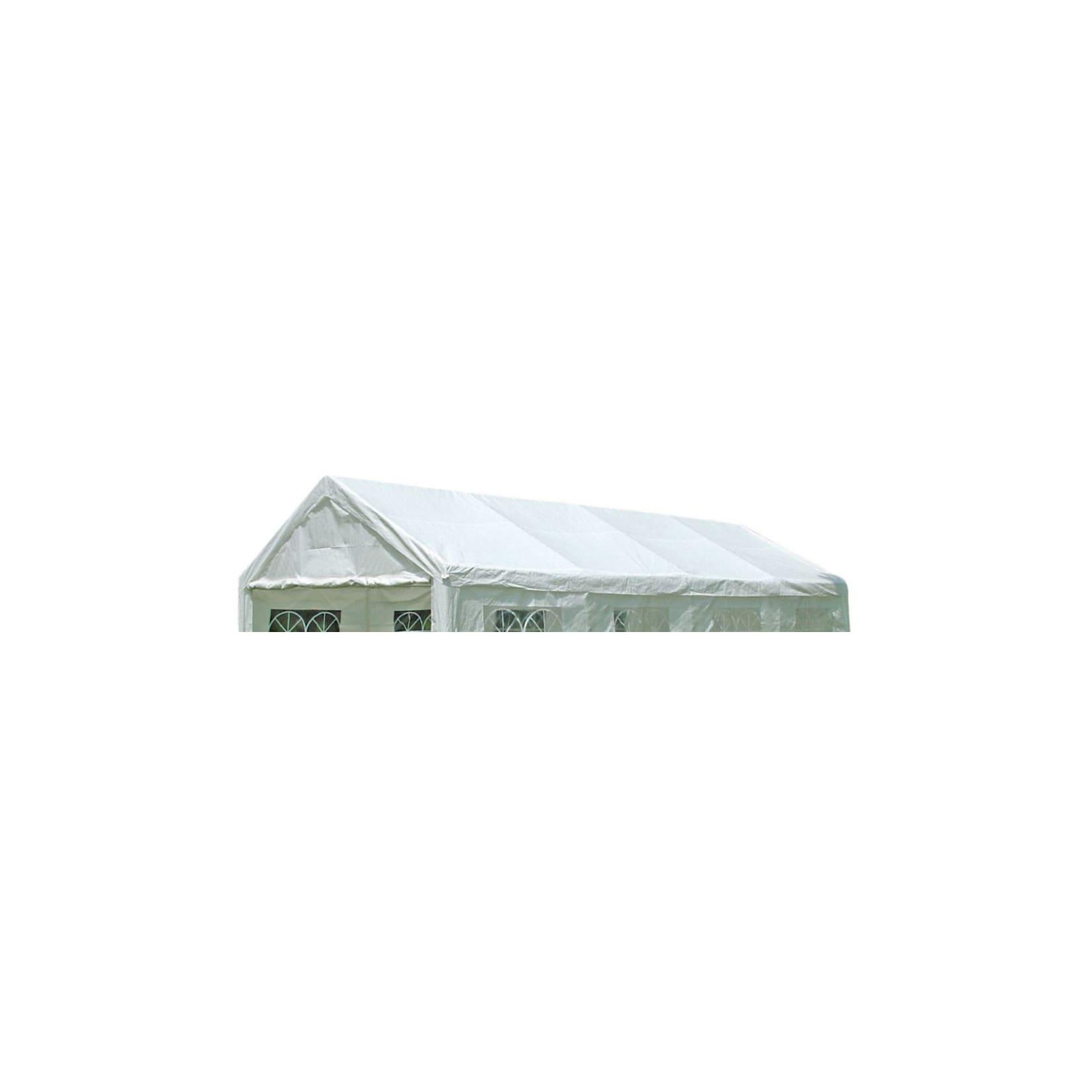 Ersatzdach / Dachplane PALMA für Zelt 4x8 Meter, PE weiss 180g/m², incl. Spanngummis