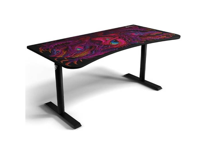 Bureau gaming - Arozzi - Arena - Couleur rouge - Tapis de souris personnalisé - Design ergonomique