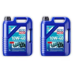 2x Motoröl 10W-40 LIQUI MOLY 25013 Marine 4T Motor Oil Boot Schiff 5 Liter