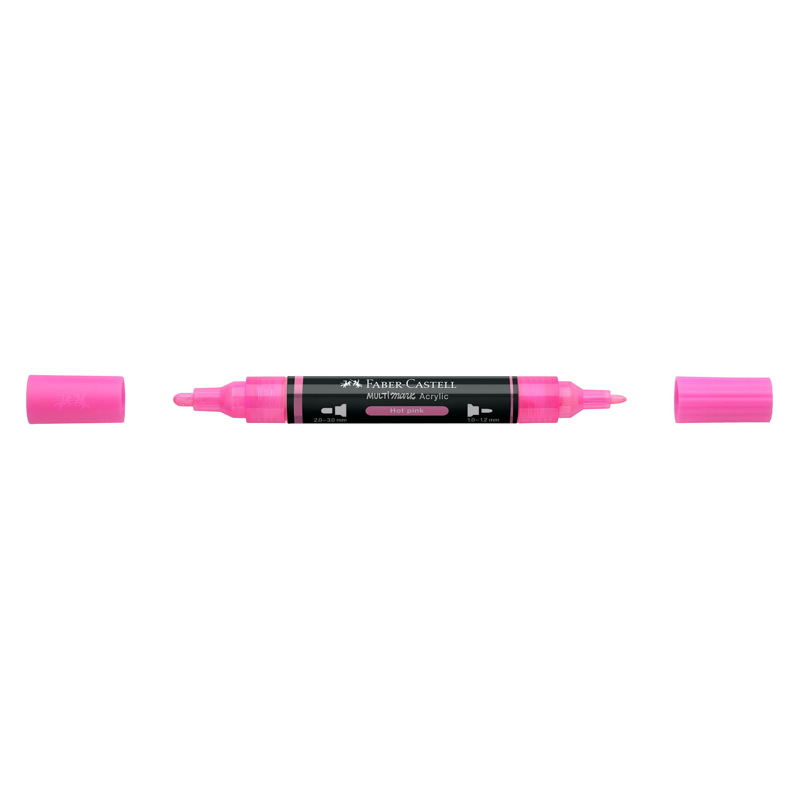 Faber-Castell Multimark Acrylic Marker. hot pink (1x) (185929)