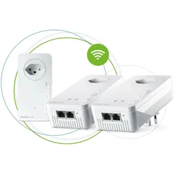 Devolo Magic 2 WiFi next Multiroom Kit (2400 Mbit/s), Powerline, Weiss