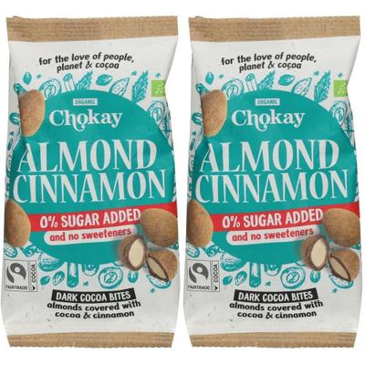 Chokay - Bites Almond Cinnamon FairTrade, 85g 2x 2x85 g