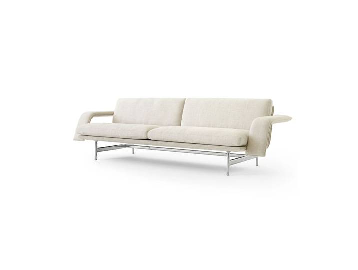 &Tradition Meantime AV31 3-Sitzer Sofa Pol. aluminium-Ecriture 0210