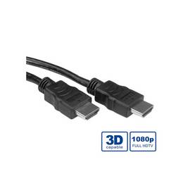 Secomp HDMI Anschlusskabel USB-C® Stecker 1 m Schwarz S3671 Standard HDMI HDMI-Kabel