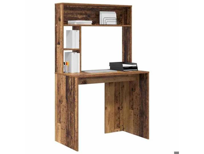 (NEW 2026)Meuble ordinateur/Bureau PC - CLOUD - Cabinet de Bureau Bois Ancien 91x50x149 cm - Bois d'ingénierie 8260808