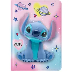 Kids Licensing, Heft + Block, Disney Stitch Squshy notebook + pompom pen (A5)