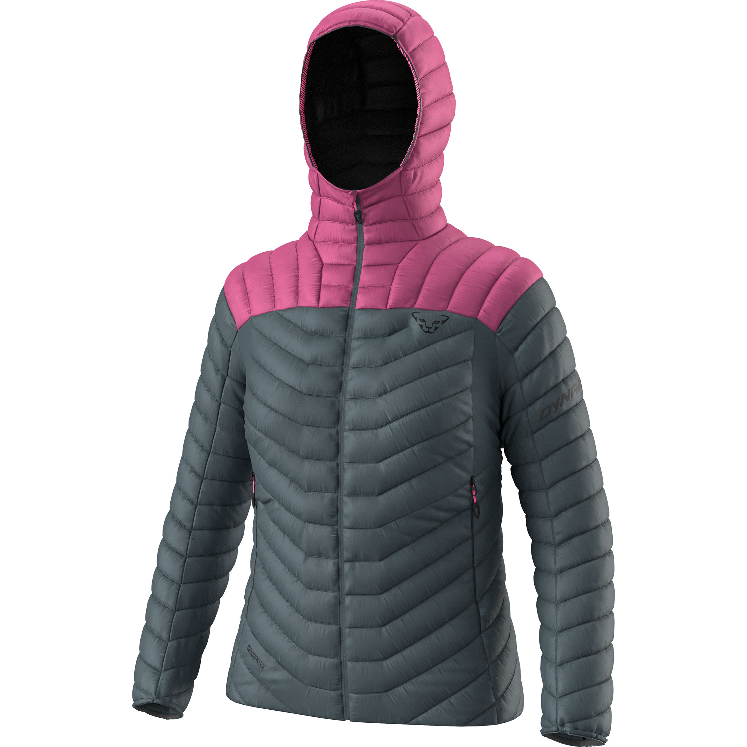 Dynafit Ridge Ultralight Down Damen Isolationsjacke grau Größe XS Skitour Klein verpackbar Wasserabweisend