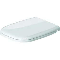 Duravit D-Code WC-Sitz 0067390000 mit Absenkautomatik, Scharniere Kunststoff, weiß Hochglanz