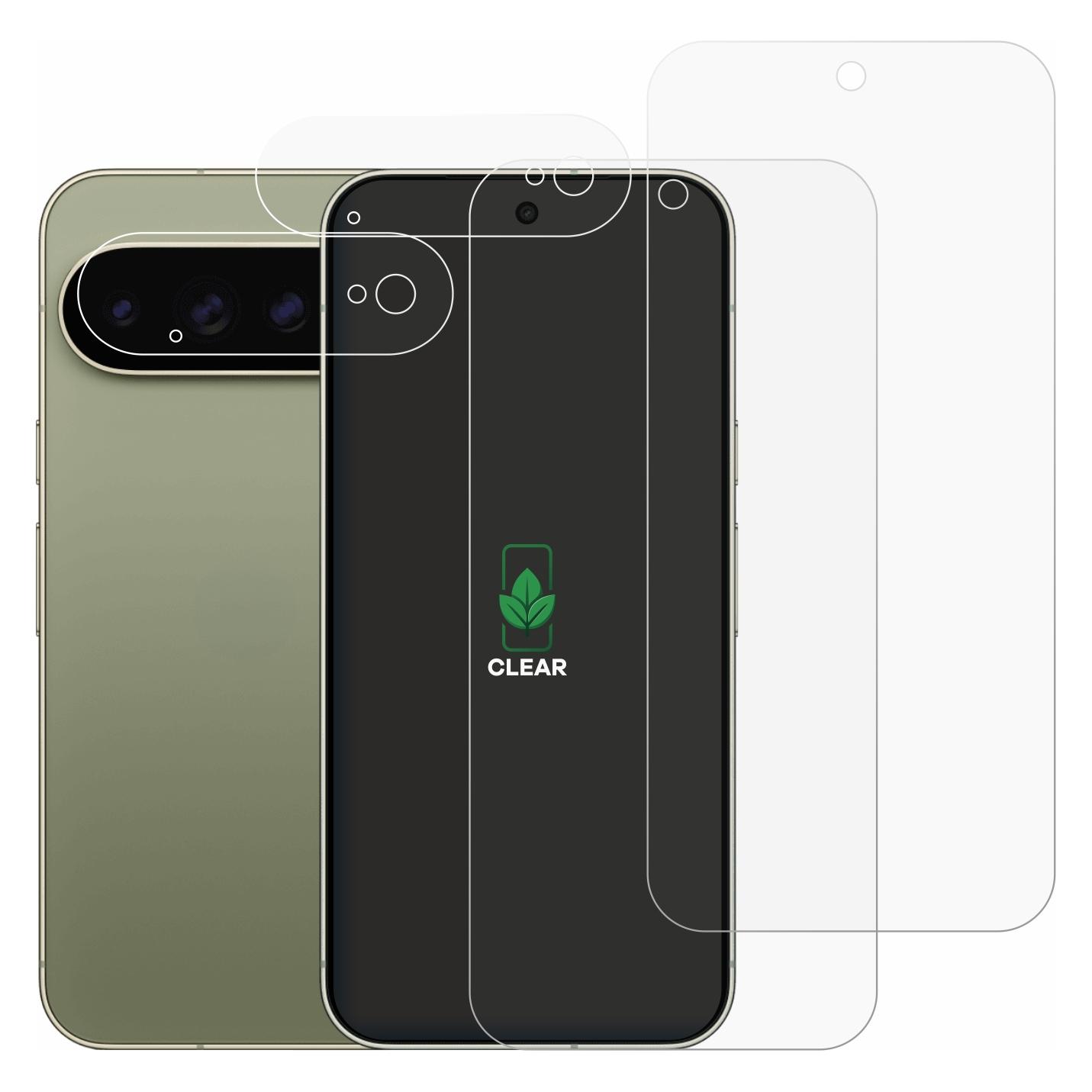 ScreenLeaf Schutzfolie für Google Pixel 11 Pro XL (Display+Kamera) Displayschutz Display Schutz Folie Klar (2 Stk., Google Pixel 11 Pro XL) (6164343)