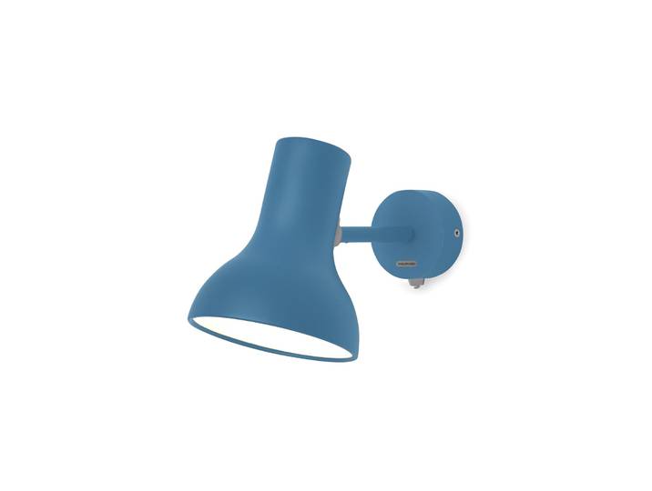 Type 75 Mini Wandlampe mit Schalter, blau - Anglepoise - Wohnzimmer - Design - Metall - Einflammig