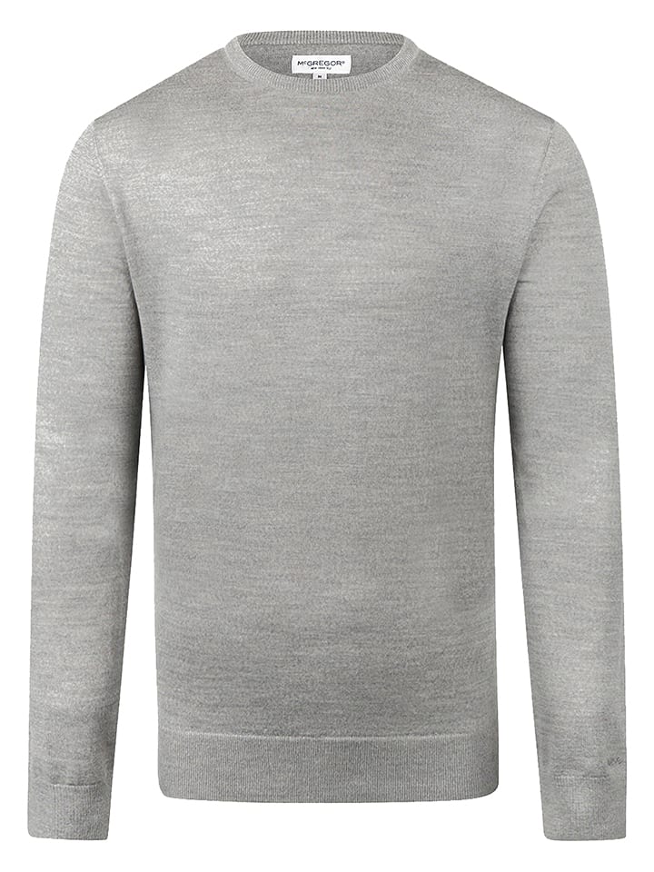 McGregor Wollpullover in Grau - L