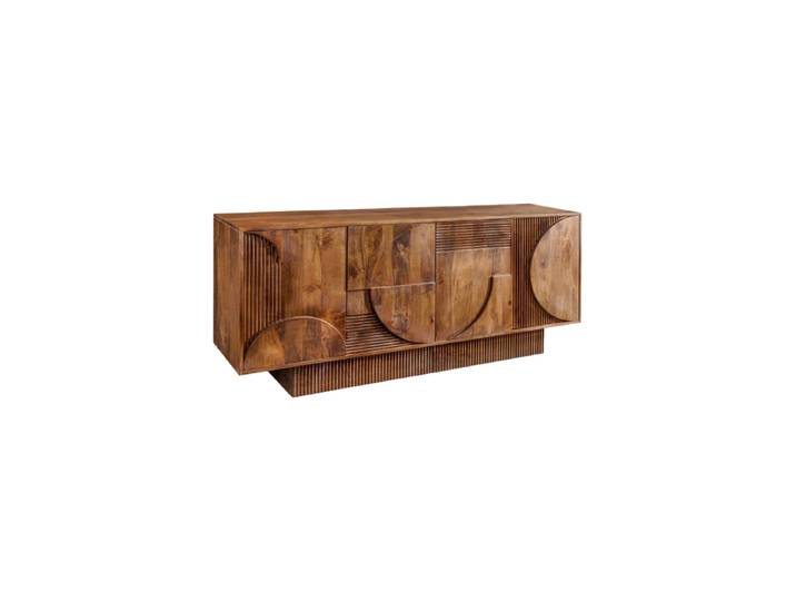Massives Design Sideboard „Art Deco“ Mangoholz Brown Natural Invicta Interiors